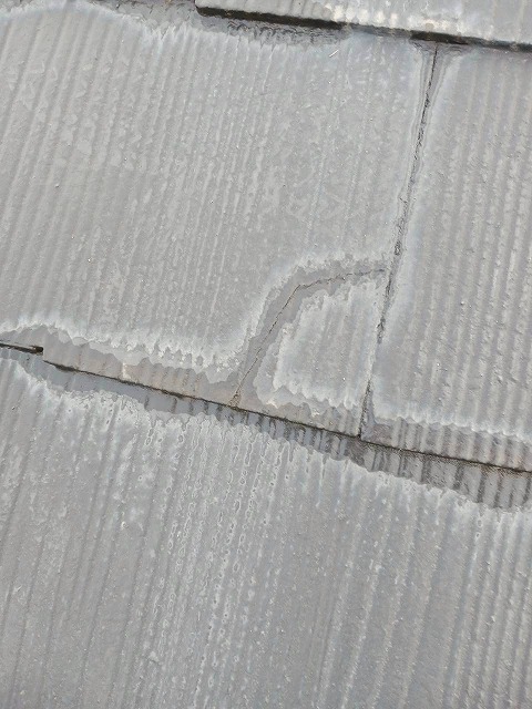 カラーベストも劣化している状況